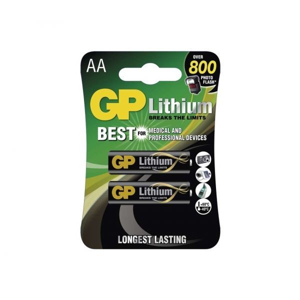Batérie GP Lithium AA FR6, 1.5V - 4ks