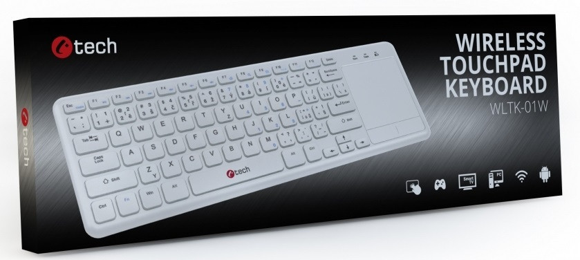 Bezdrôtová klávesnica C-Tech WLTK-01