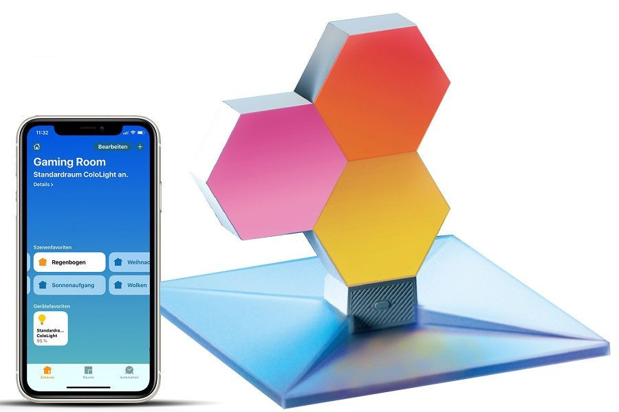 Cololight PLUS - smart Wi-Fi osvetlenie, základňa sa 3 bloky, HomeKit verzia