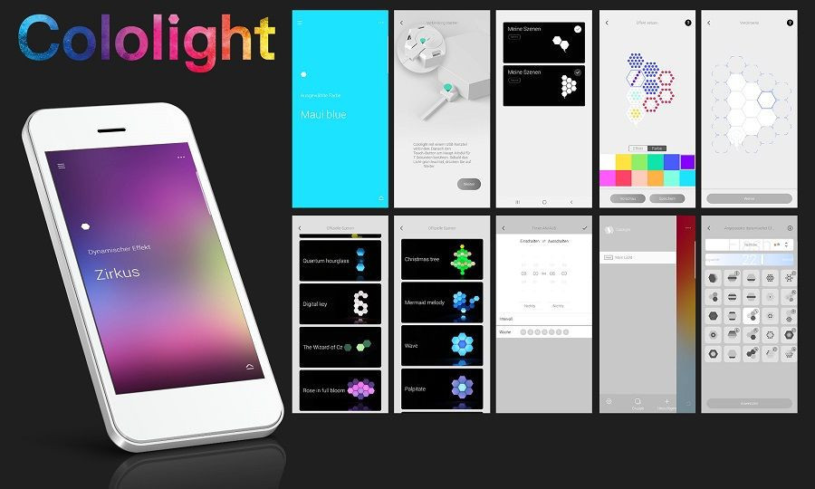 Cololight PLUS - smart Wi-Fi osvetlenie, základňa sa 3 bloky, HomeKit verzia