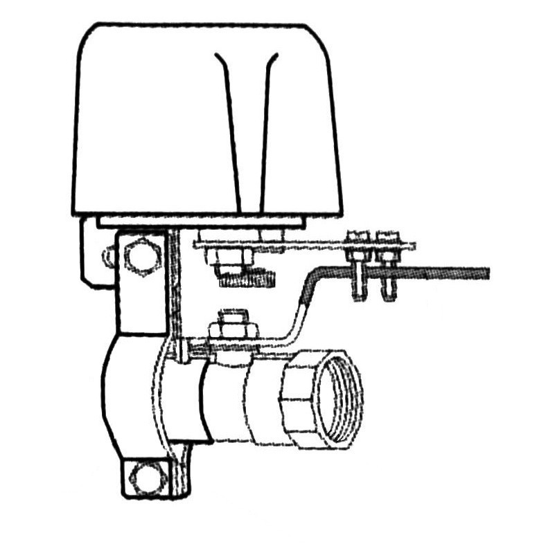 Elektronický automatický uzatvárač vody alebo plynu eSTOP eS-02