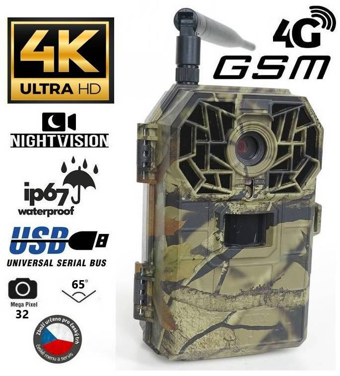 Fotopasca Bunaty 4K GSM 4G