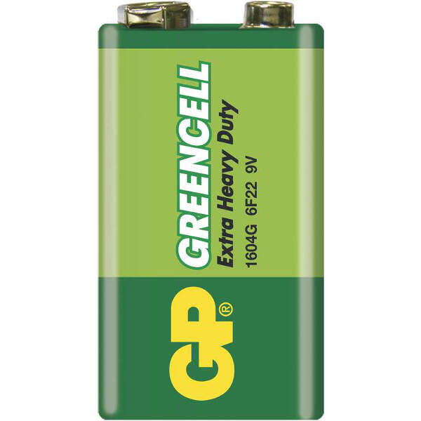 Batérie GP Greencell, 9V