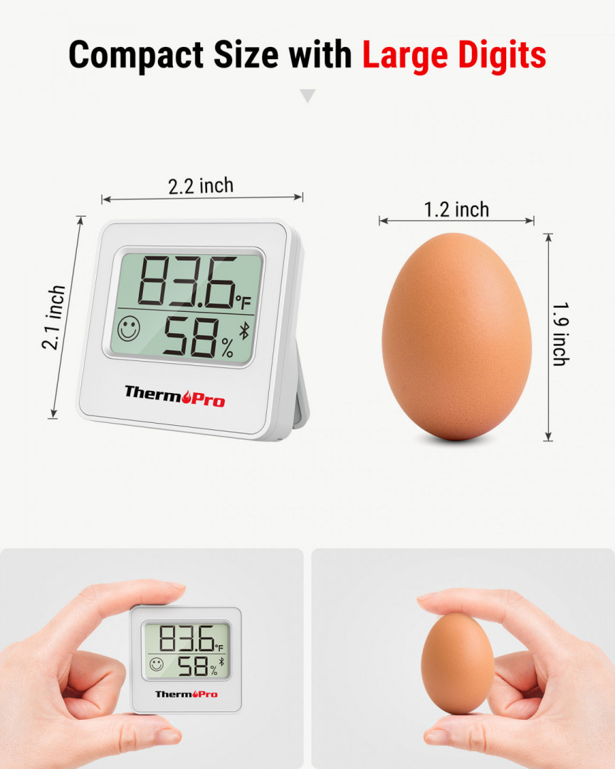 Digitálny teplomer a vlhkomer ThermoPro TP-357