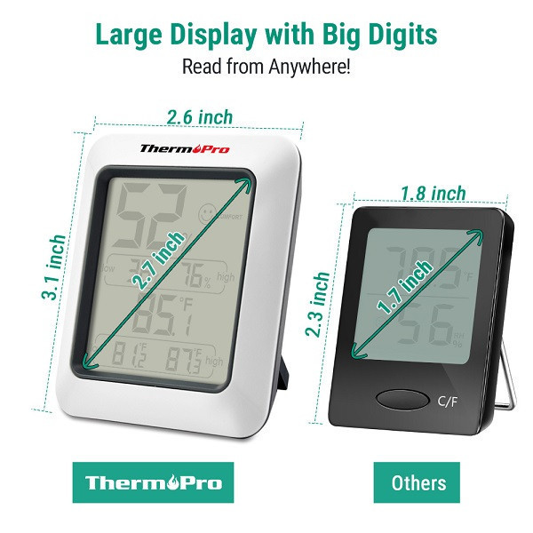 Digitálny teplomer a vlhkomer ThermoPro TP-50