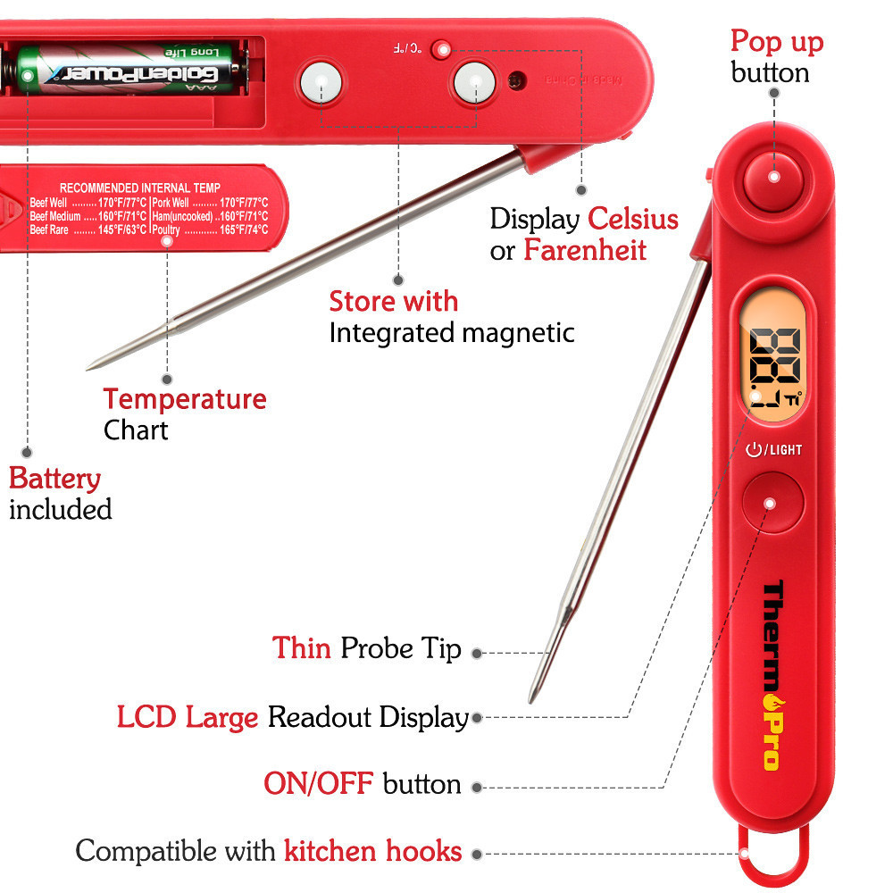 Kuchynský teplomer ThermoPro TP03B