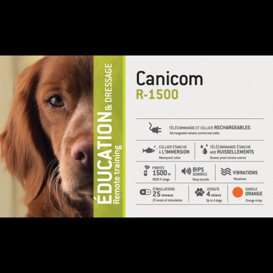 Elektronický výcvikový obojok CANICOM R-1500