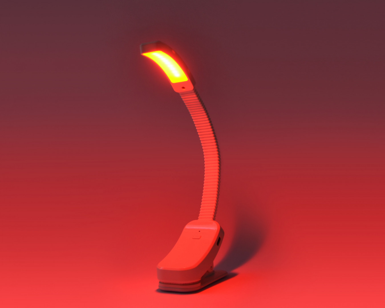 LED lampička na čítanie bez modrého svetla Bentech D128RW - červené svetlo