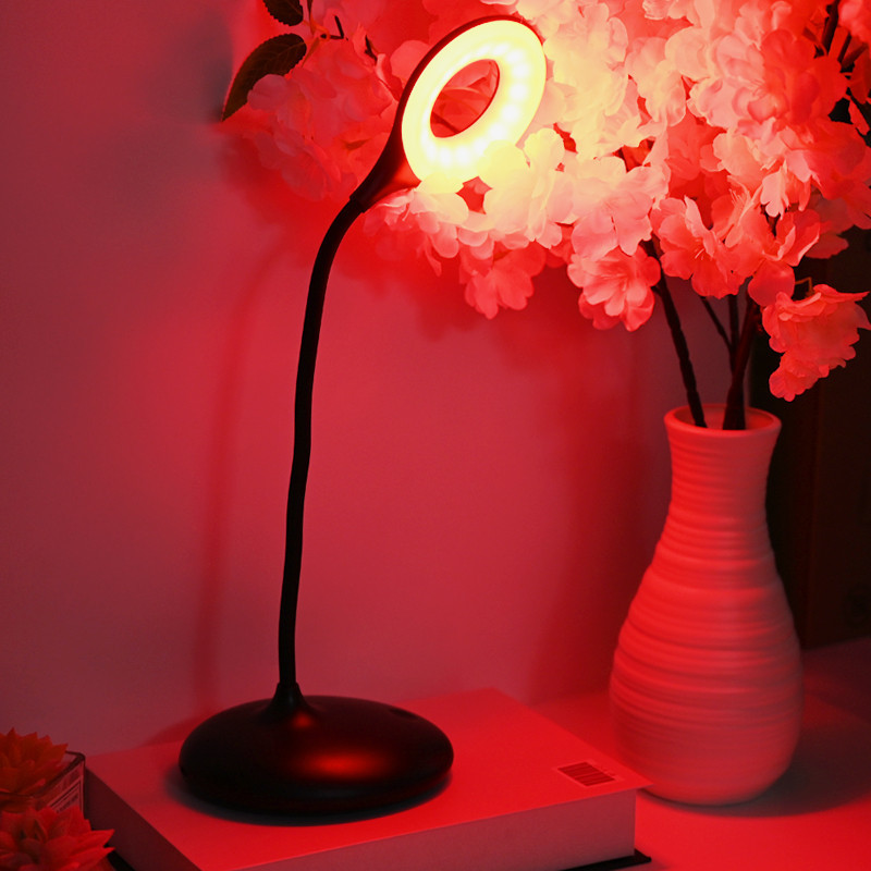 LED lampička na čítanie bez modrej zložky LuDream Aura - Red/Black