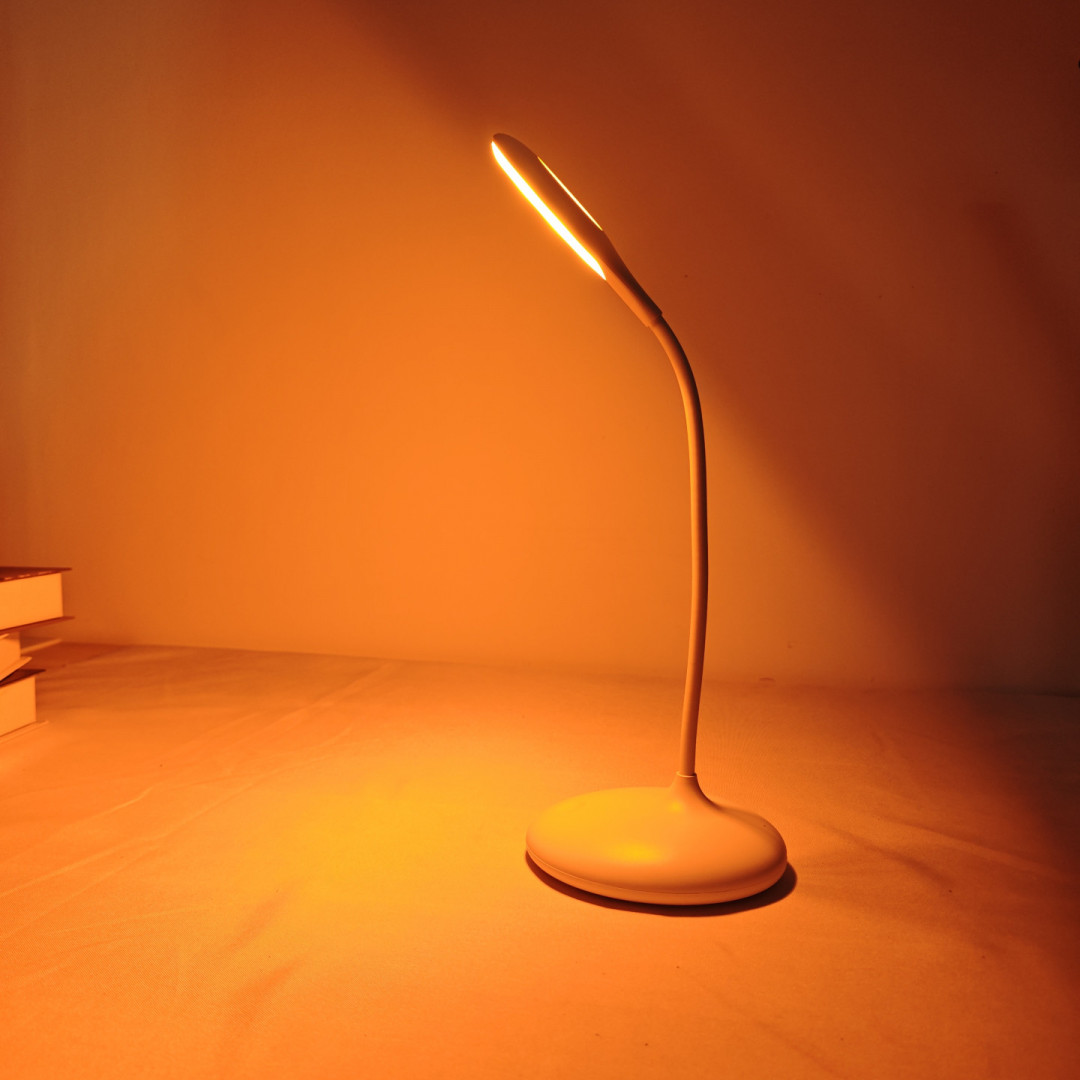 LED lampička na čítanie bez modrej zložky LuDream Aura - Amber/White
