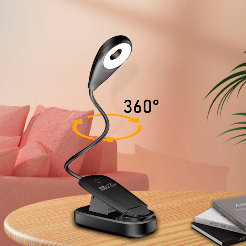 LED lampička na čtení bez modré složky LuDream Flexi - Amber