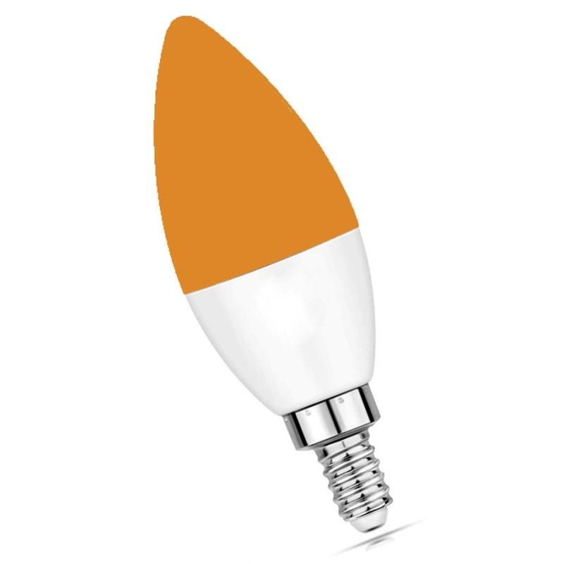 3W LED žiarovka bez modrej zložky LuDream - Amber (E14)