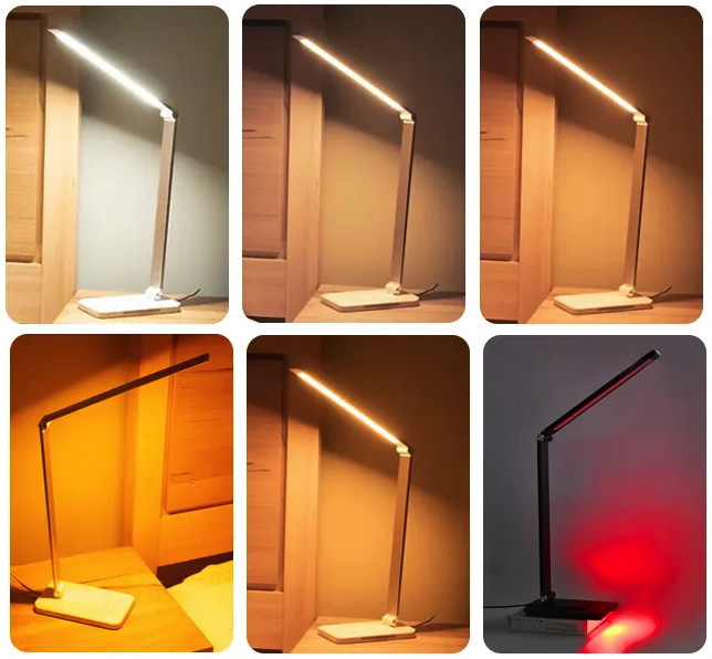 LED stolní lampa bez modré složky LuDream Focus - Black