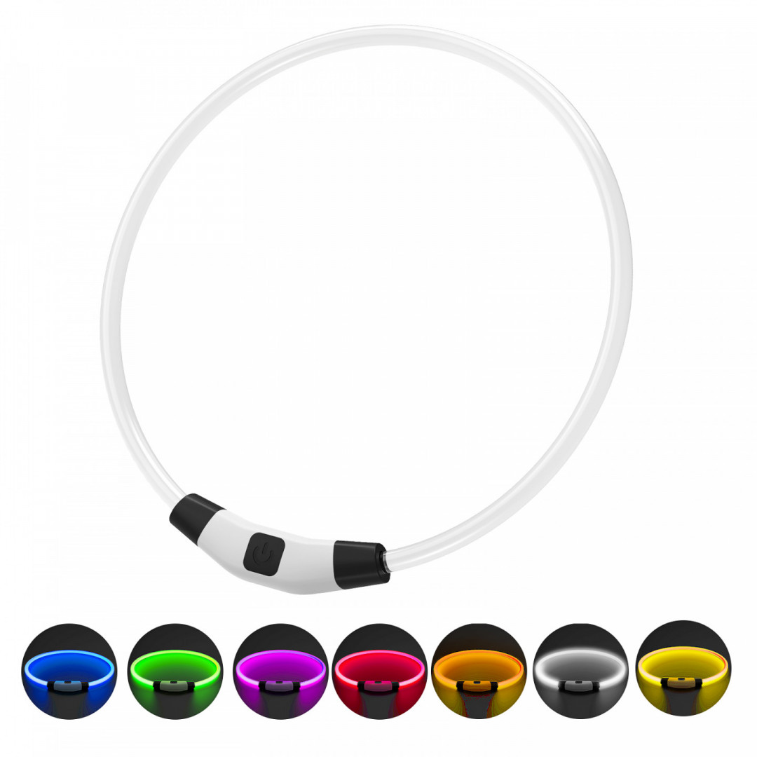 Svietiaci LED obojok Bentech DC213 RGB
